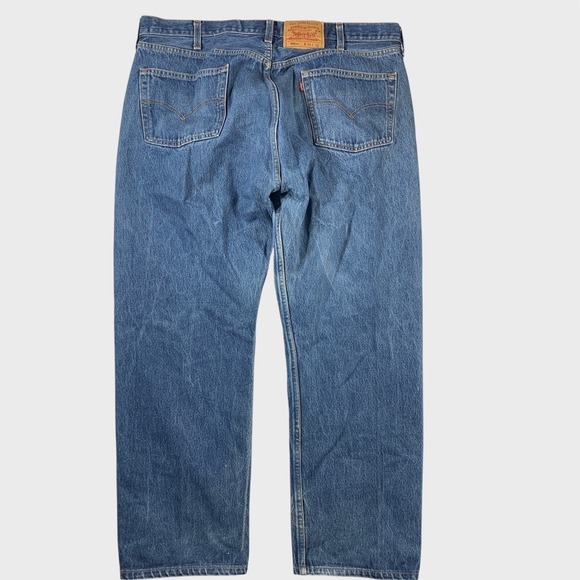VTG 90s Levi's 501XX Jeans Mens 44x32 Fit 38x30 Button Fly Original Fit Made USA - Picture 2 of 12